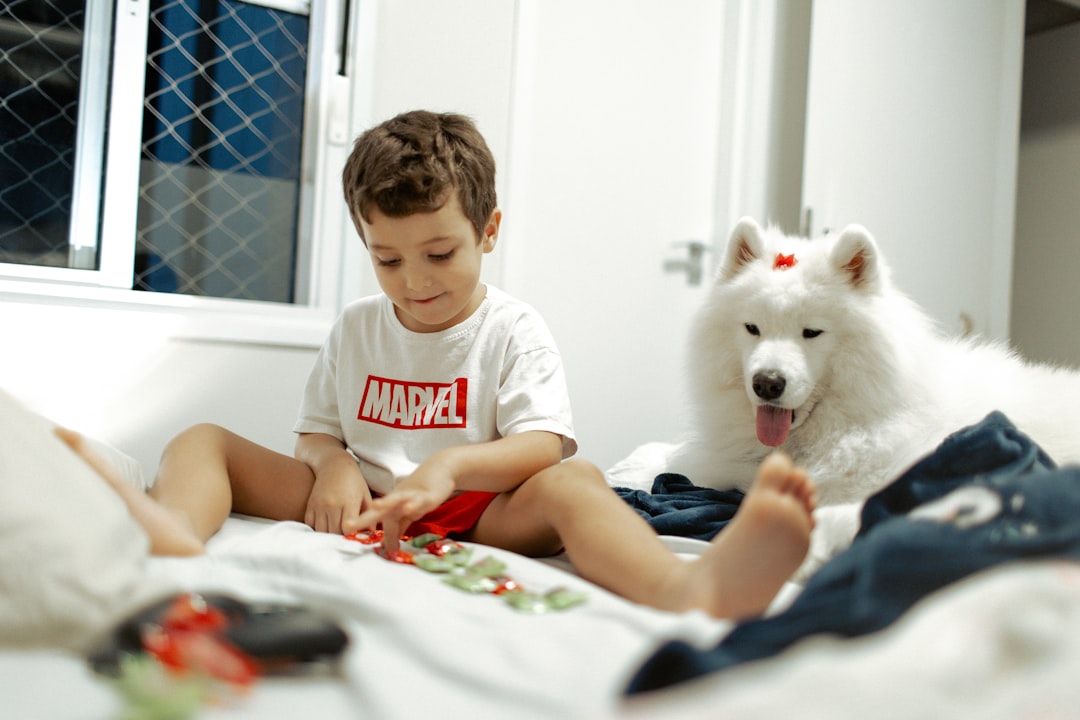 愛犬と過ごす家族